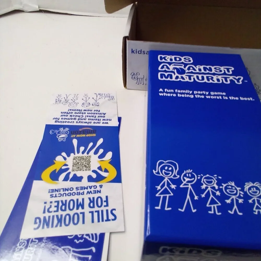 Kids Against Maturity Family Party Game New Open Box